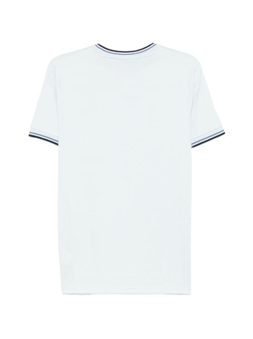 T-shirt uomo manica corta celeste blu FRED PERRY | M158896A